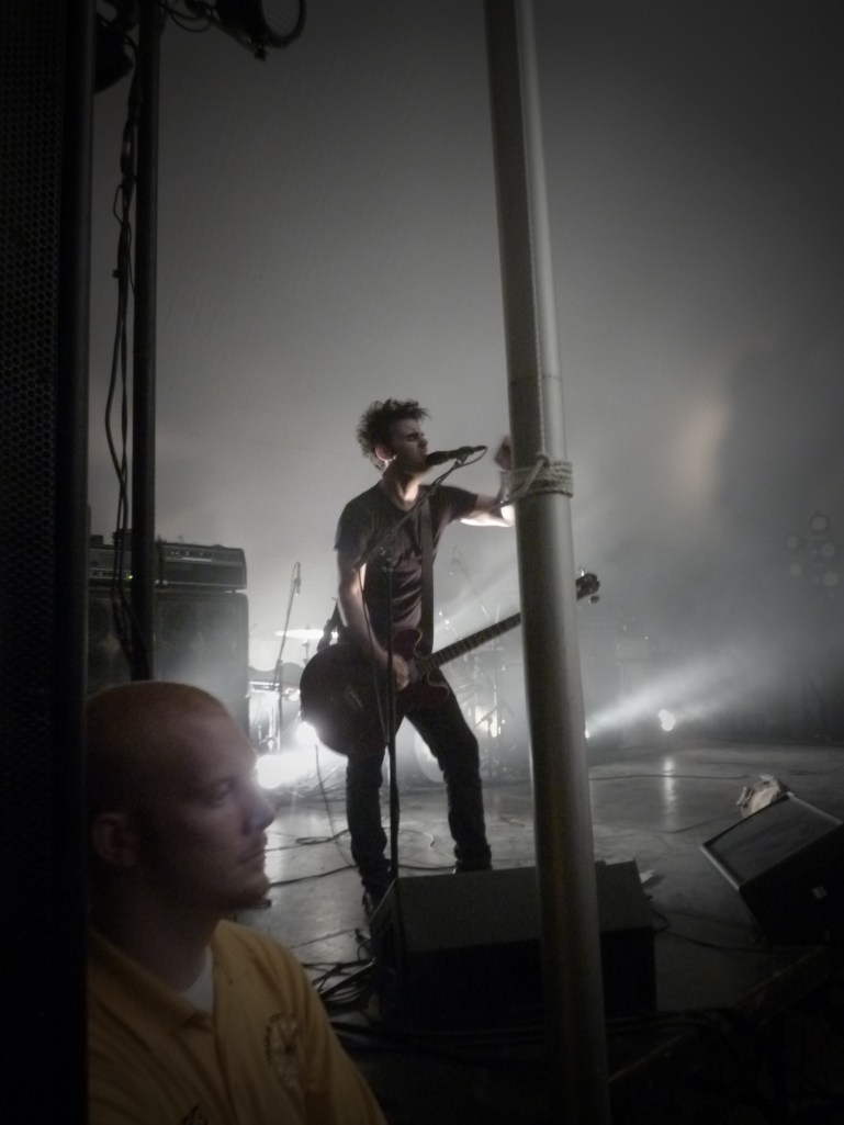 Black Rebel Motorcycle Club... and that security guy who offered to let me into the press area in front of the stage. I didn't take him up on it because I felt like a douche bag.