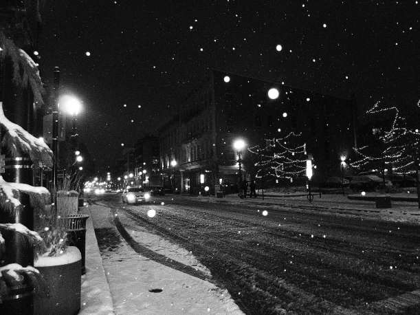 This is looking north on Vine street. 