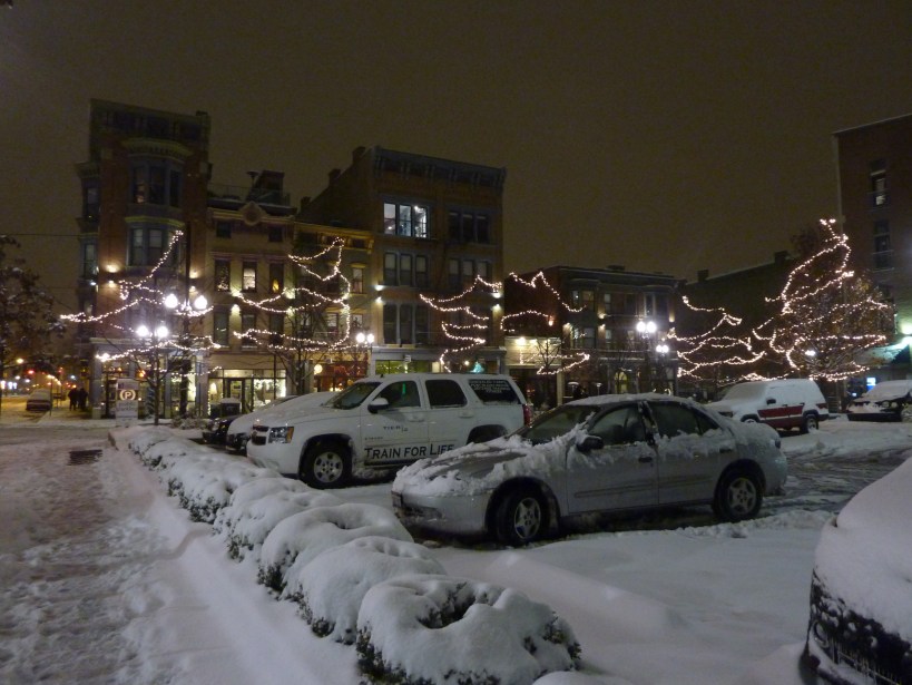 This is a shot of 12th and Vine facing West. 
