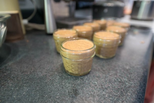 Here's the yellow mustard in the little three oz jars. They are adorable. We didn't can this because the amount is insignificant enough to store in the refrigerator. 