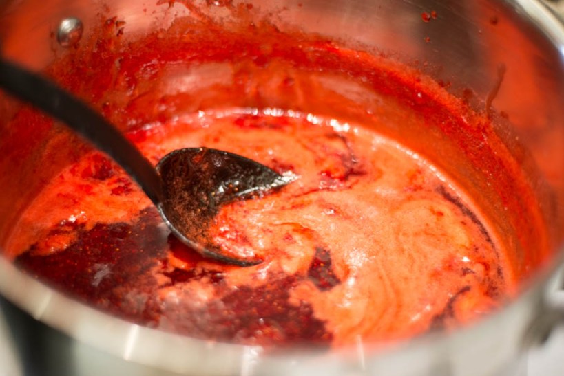 The jam just before canning.