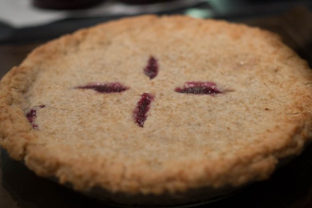 Pie right out of the oven. 