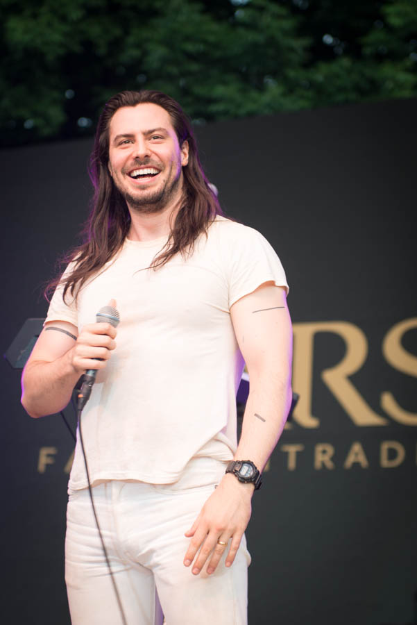 Andrew W. K. is getting ready to party.