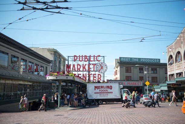 The market had a nice selection of goods. It's considerably more touristy than just a space to buy food, but it's nice. 