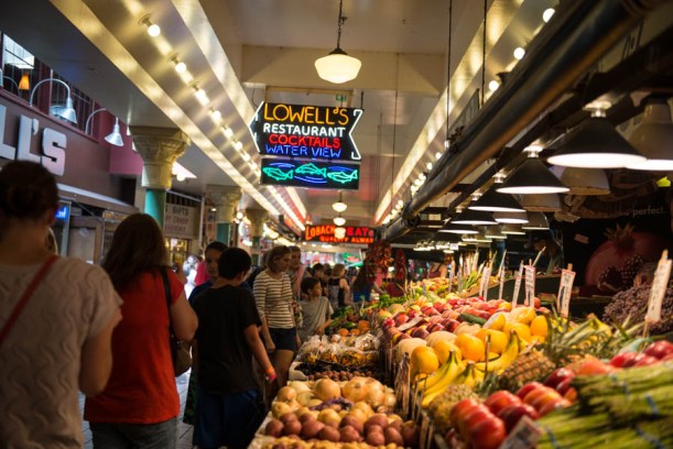 Fruits and such at Pike Place Market