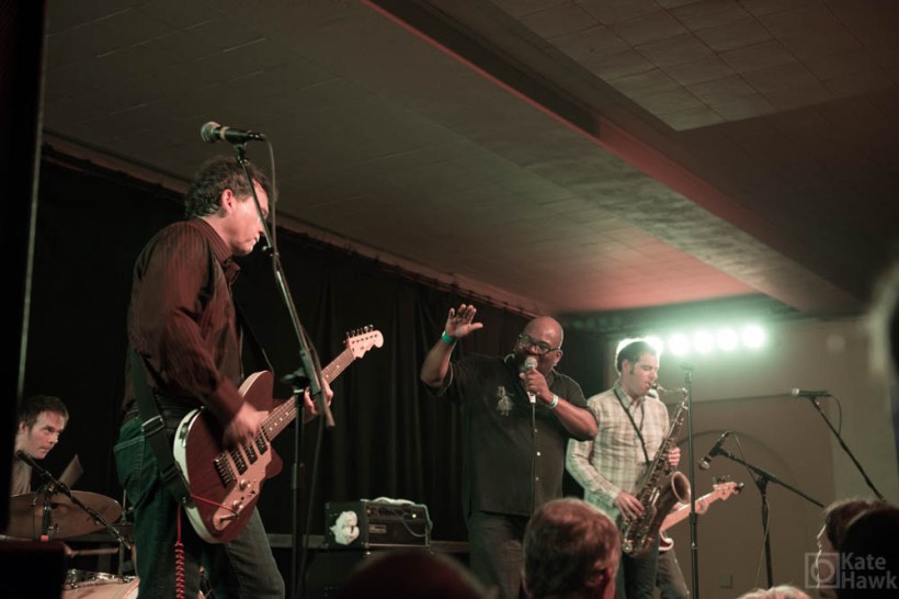 My suspicions were confirmed. My first impression in hearing Barrence Whitfield, was that he would be touring with crusty musicians who had been honing their skills for decades. Confirmed. This was a great show. 