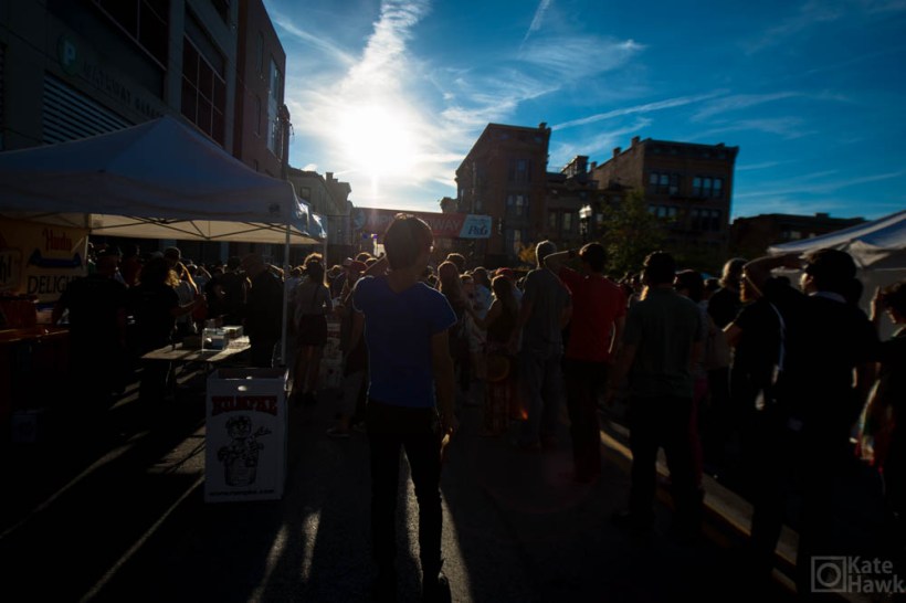 Real Estate had a great turn out. Lots of children, dogs, and collective art projects.