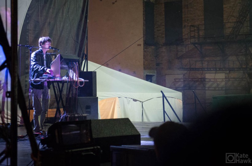 Panda Bear wasn't really my thing, but his look and stage set-up was visually appealing.