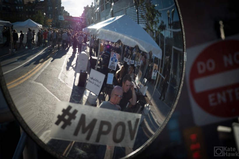 There's a mirror installation on the Midway. It's a totally cool way to engage with perspective. 