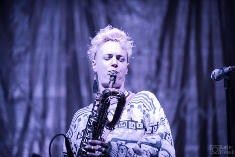 The band Rubblebucket at The Woodward in Cincinnati OH