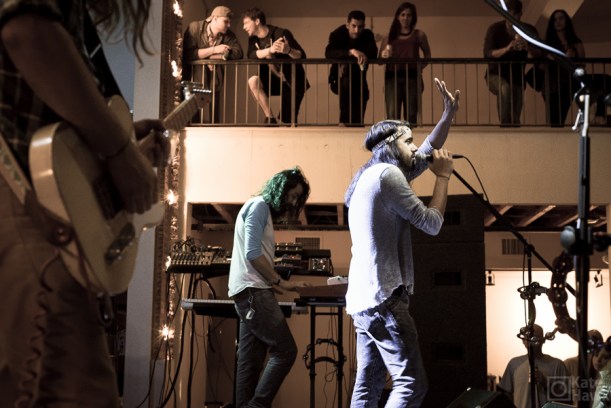 Bright Light Social Hour performing at The Woodward Theater