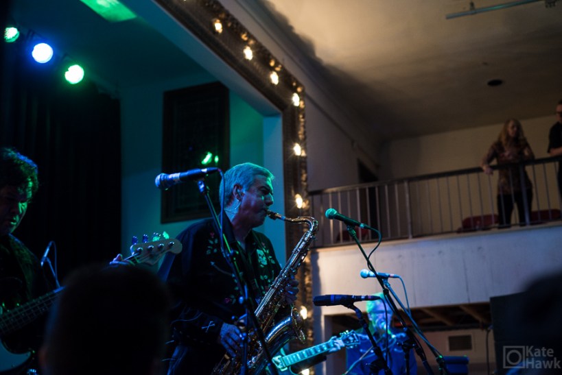 The Sonics performing at The Woodward Theater