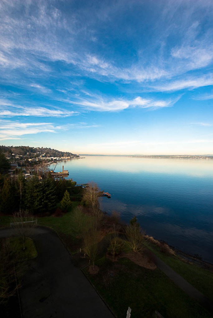 Seattle Late Washington, from the I-90 bridge