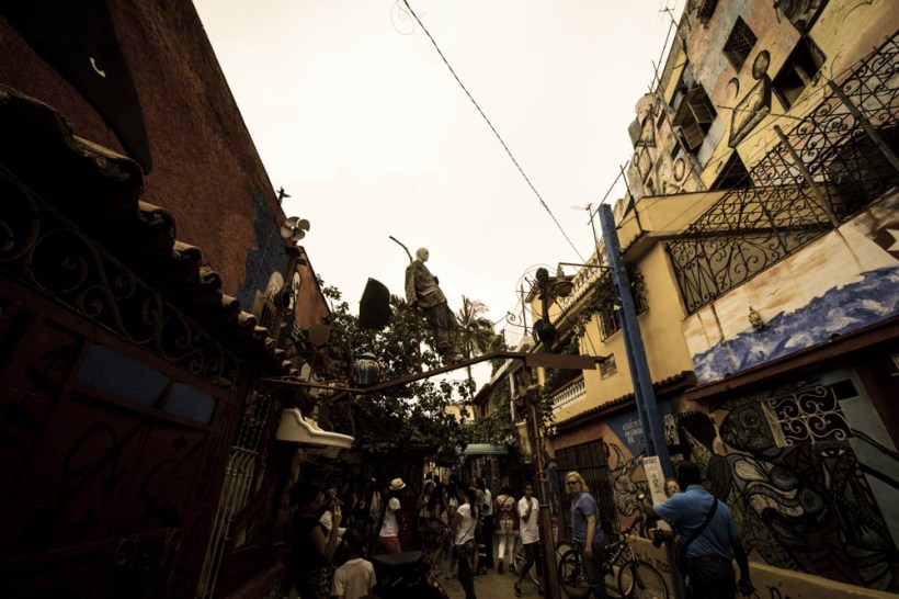 This was an ally that was commandeered by artists. The government fought them for a time, painting over and removing their art. The artists eventually prevailed. 