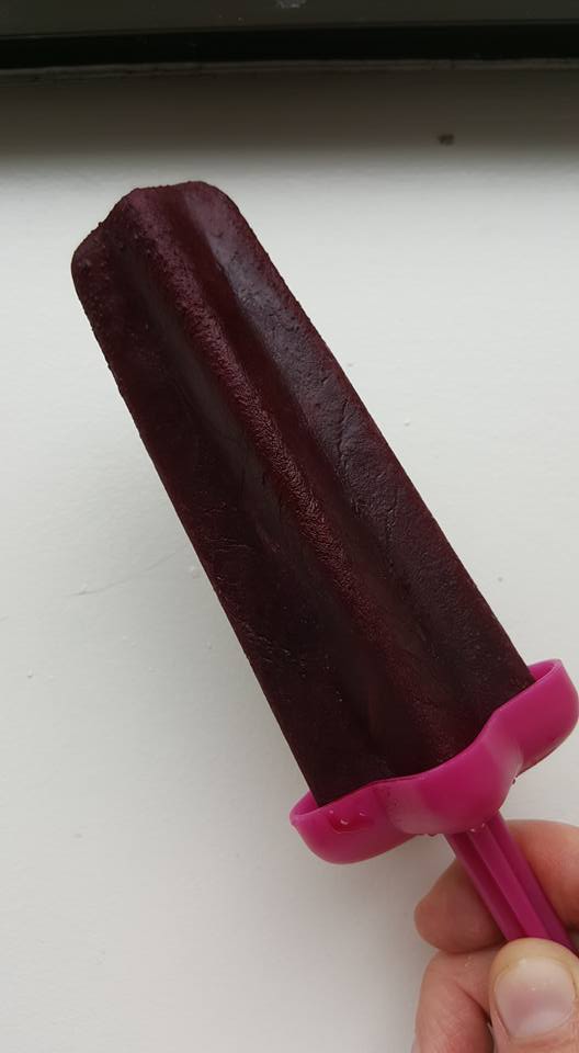 The black raspberry vanilla popsicle