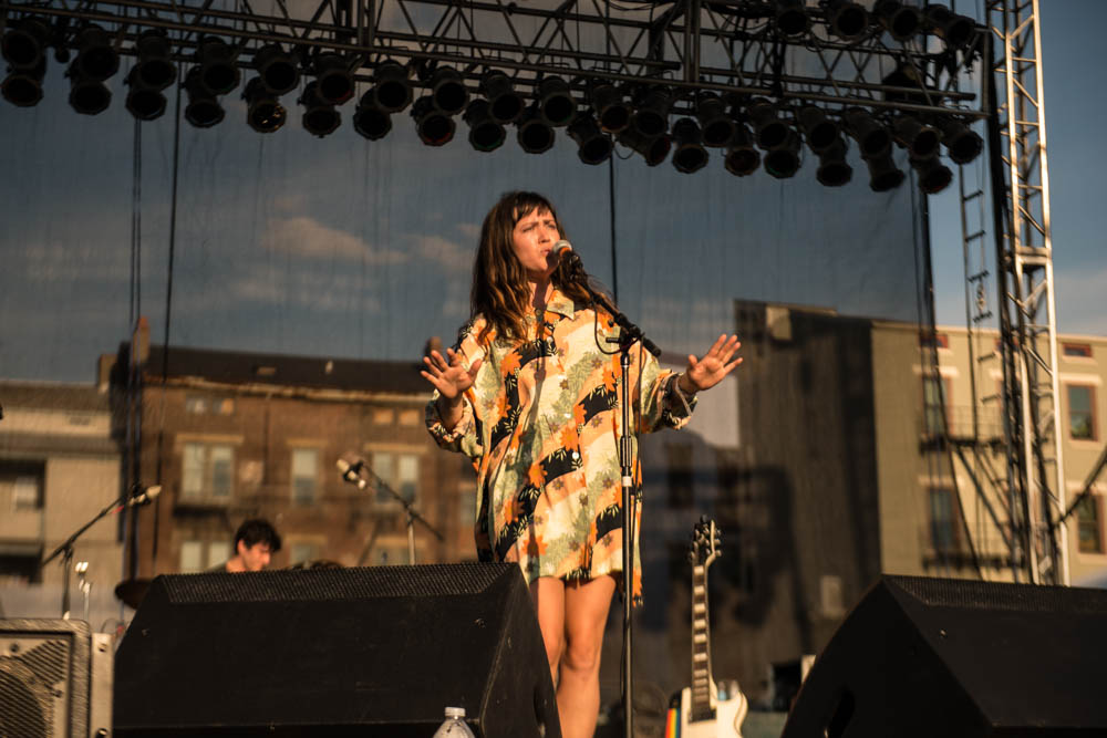 Molly Sullivan braving the sun at MPMF16