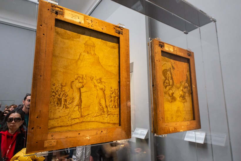 These are the back sides of Rafael's finished work. They were pe