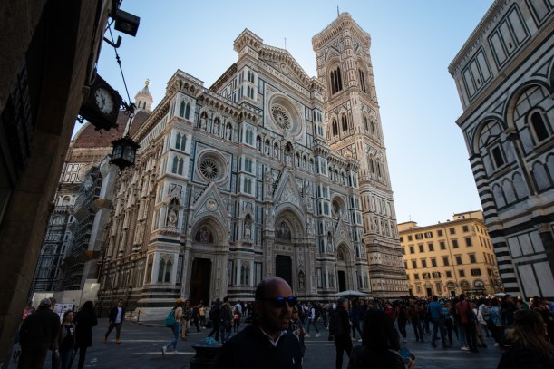 This is the Duomo. It's that intensely decorated on all sides.